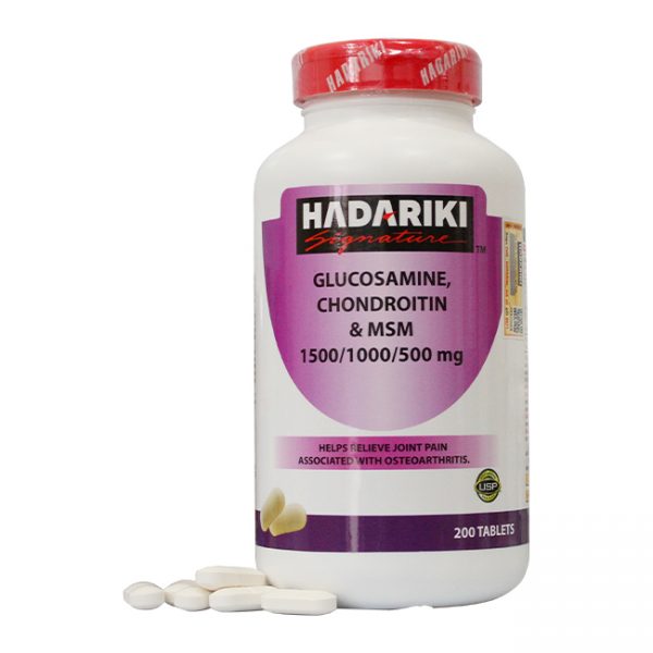 Viên uống bổ khớp Hadariki Glucosamine 1500mg, Chondroitin 1000mg, MSM 500mg