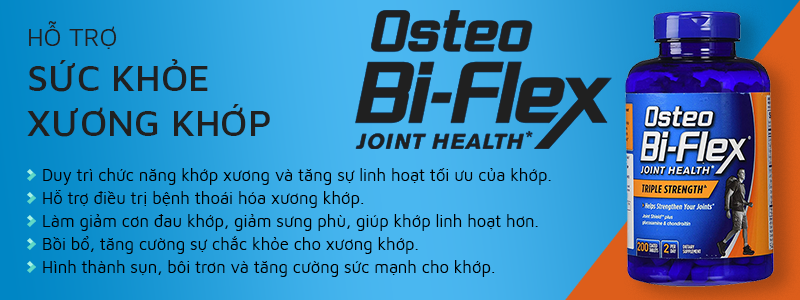 Osteo Bi-Flex Triple Strength tăng cường sức khỏe xương khớp