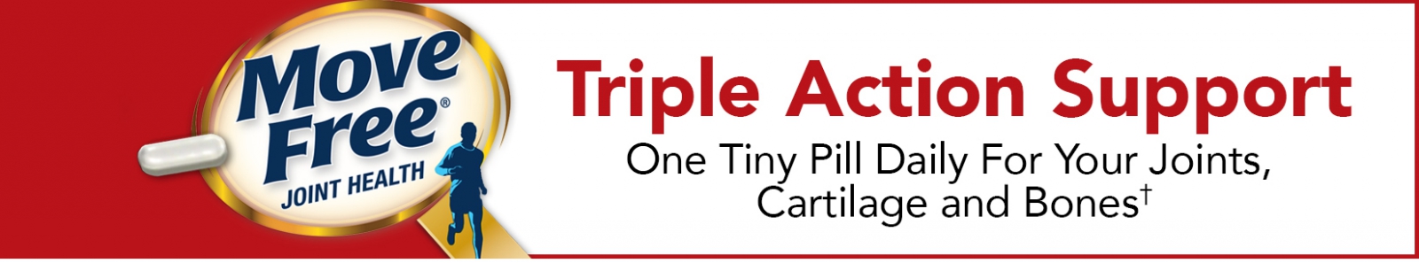 Schiff Move Free Ultra Triple Action với 3 tác động hỗ trợ tối ưu