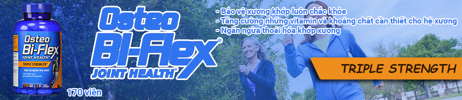 Osteo Bi-Flex Triple Strength bảo vệ xương khớp chắc khỏe