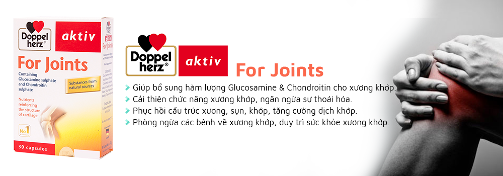 Doppelherz For Joints mang lại nhiều tác động cho xương khớp