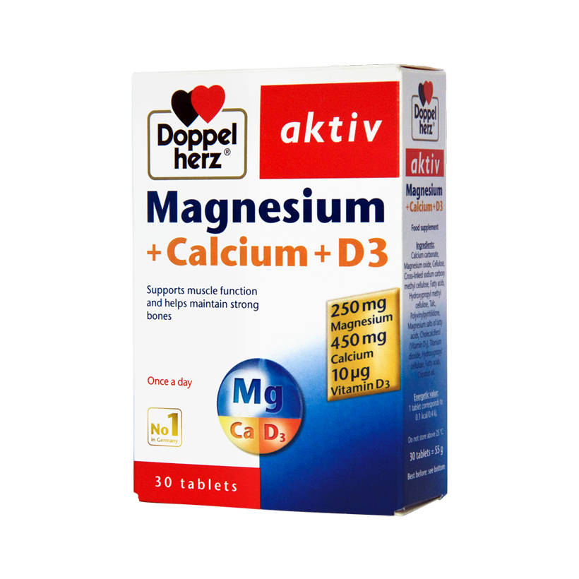 Doppelherz Magnesium + Calcium + D3 được bán tại Glucosamin.com.vn