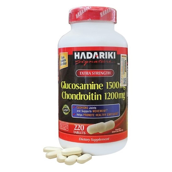 Viên uống bổ khớp Hadariki Glucosamine 1500mg Chondroitin 1200mg
