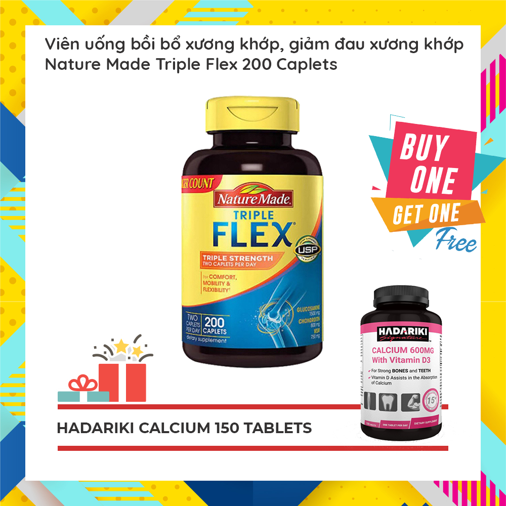 Nature Made Triple Flex đang có khuyến mãi mua 1 tặng 1