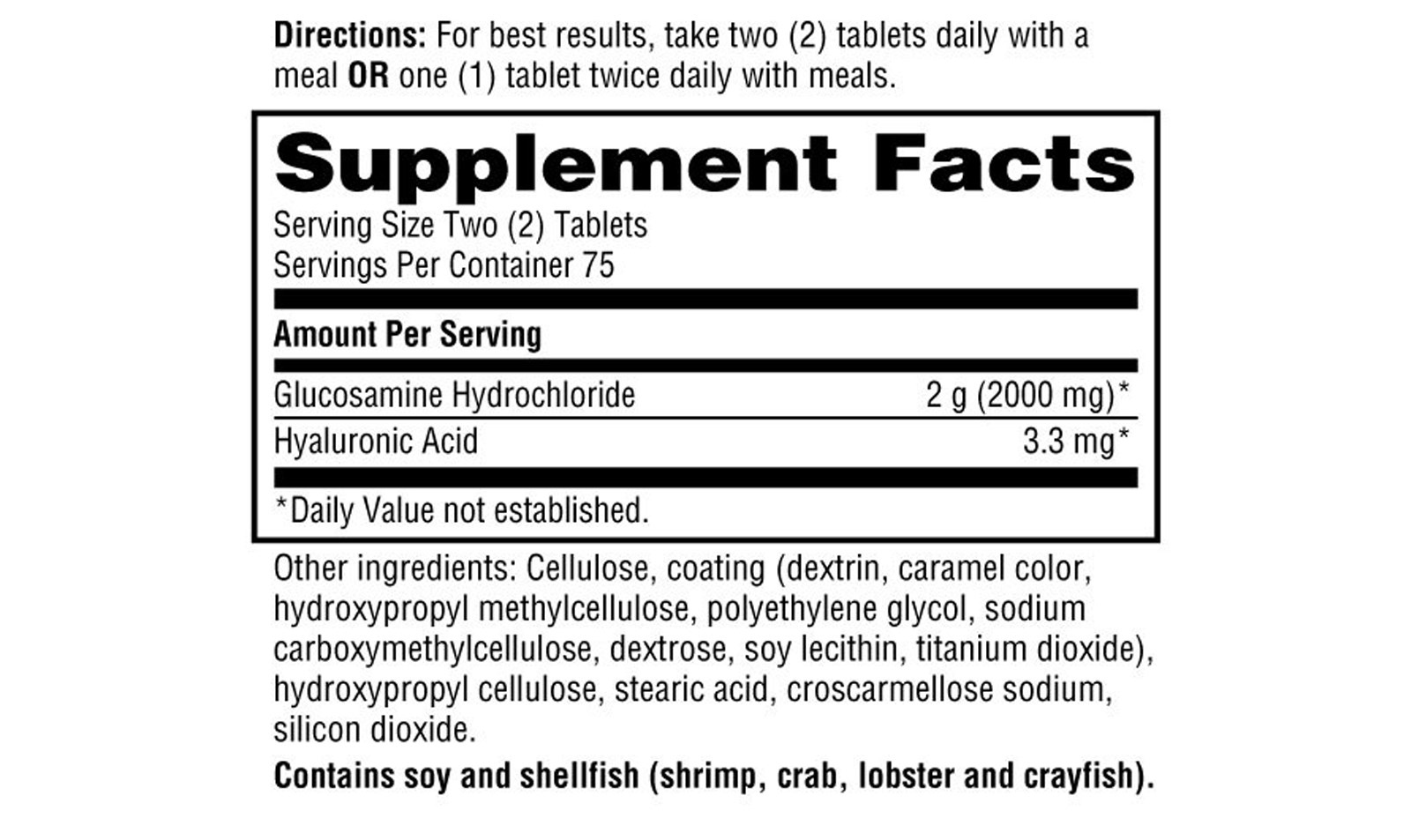 Thành phần Glucosamine