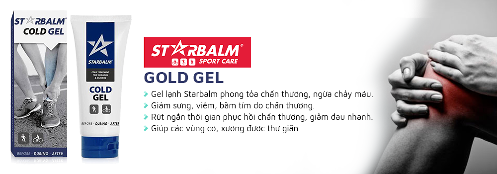Gel lạnh Starbalm Cold Gel giảm đau xương khớp