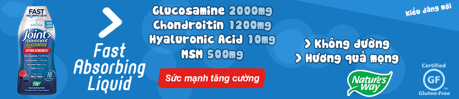 Wellesse Joint Movement Glucosamine là sản phẩm Glucosamine dạng nước
