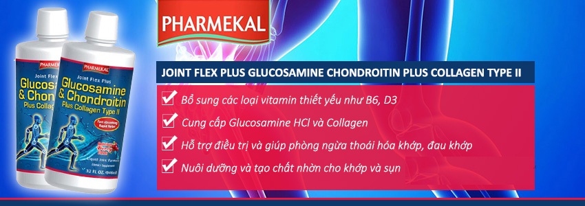 Nước uống bổ Joint Flex Plus giúp hỗ trợ, cải thiện chức năng xương khớp