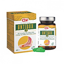 ANTIGUX - ANTIGOUT hỗ trợ điều trị Gout, Hộp 60 viên ANTIGUX - ANTIGOUT hỗ trợ điều trị Gout, Hộp 60 viên