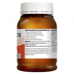 Blackmores Total Calcium Magnesium + D3, Chai 200 viên