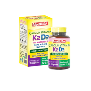 Calcium Vitamin K2 D3 MediUSA 30 viên – Hỗ trợ giảm loãng xương Calcium Vitamin K2 D3 MediUSA 30 viên – Hỗ trợ giảm loãng xương