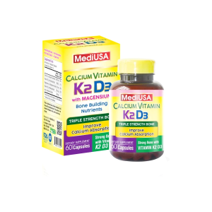 Calcium Vitamin K2 D3 MediUSA 30 viên – Hỗ trợ giảm loãng xương