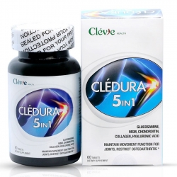 Clédura 5 in 1 Clévie – Giảm thoái hóa khớp, tái tạo sụn khớp Clédura 5 in 1 Clévie – Giảm thoái hóa khớp, tái tạo sụn khớp