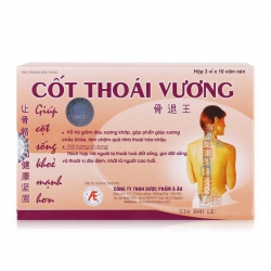 Cốt Thoái Vương hỗ trợ thoái hóa, gai đốt sống và thoát vị đĩa đệm, Hộp 30 viên