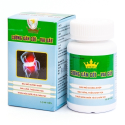 Cường Gân Cốt - Vai Gáy KingPhar giảm đau mỏi xương khớp, Chai 40 viên