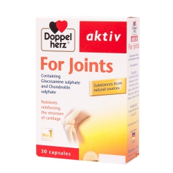 Doppelherz Aktiv For Joints Glucosamine 1500mg Chondroitin 200mg, Hộp 30 viên