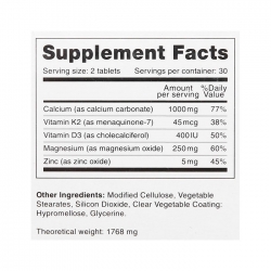 Drlife Bone Builder bổ sung Canxi và khoáng chất ngừa loãng xương, Chai 60 viên