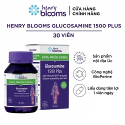 Glucosamine 1500 Plus Henry Blooms, Hộp 30 viên