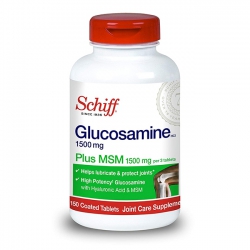 Schiff Glucosamine Plus MSM 1500mg hỗ trợ giảm đau nhức khớp