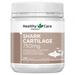 Sụn cá mập Healthy Care Shark Cartilage 750mg, Chai 200 viên Sụn cá mập Healthy Care Shark Cartilage 750mg, Chai 200 viên