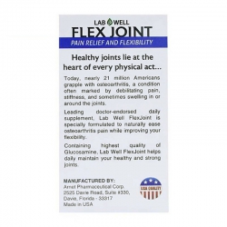 Viên uống bổ khớp Lab Well Flex Joint bổ sung Glucosamine, Hộp 60 viên