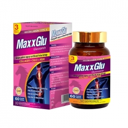 MaxxGlu Hỗ Trợ Giảm Nguy Cơ Thoái Hóa Khớp, Chai 60 Viên