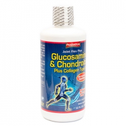Nước uống bổ khớp Pharmekal Joint Flex Plus Glucosamine & Chondroitin + Collagen Type II (Chai 946ml), Mỹ Nước uống bổ khớp Pharmekal Joint Flex Plus Glucosamine & Chondroitin + Collagen Type II (Chai 946ml), Mỹ