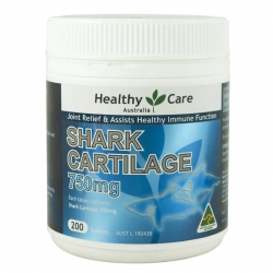 Sụn cá mập Healthy Care Shark Cartilage 750mg, Chai 200 viên Sụn cá mập Healthy Care Shark Cartilage 750mg, Chai 200 viên