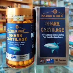 Sụn Cá Mập Nature's Gold Shark Cartilage, Chai 160 viên