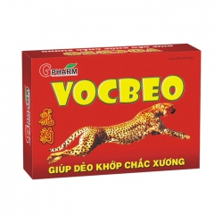 Tpbvsk xương khớp Gpharm Vocbeo, Hộp 60 viên Tpbvsk xương khớp Gpharm Vocbeo, Hộp 60 viên
