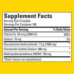 Viên uống bổ khớp Nature Made Triple Flex Triple Strength + D3, Chai 200 viên