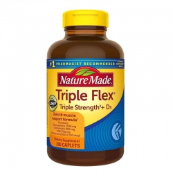 Viên uống bổ khớp Nature Made Triple Flex Triple Strength + D3, Chai 200 viên