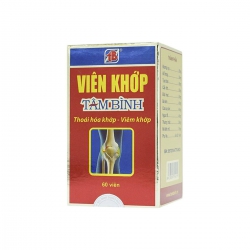 Viên Khớp Tâm Bình thoái hóa khớp, viêm khớp, Hộp 60 viên