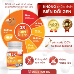 Viên uống bổ khớp 3X Joint Defense Deep Blue Health