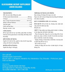 Viên uống bổ khớp Nhật Bản Libero Balance, Hộp 180 viên