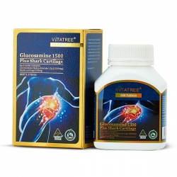 Vitatree Glucosamine 1500mg Plus Shark Cartilage (Glucosamine & Sụn cá mập), Hộp 100 Viên Vitatree Glucosamine 1500mg Plus Shark Cartilage (Glucosamine & Sụn cá mập), Hộp 100 Viên