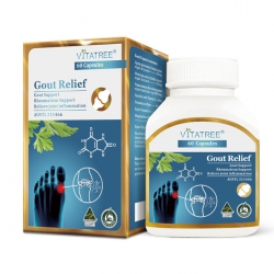 Vitatree Gout Relief - Hỗ trợ điều trị Gout, Hộp 60 viên Vitatree Gout Relief - Hỗ trợ điều trị Gout, Hộp 60 viên