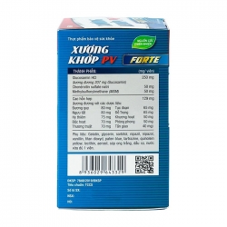 Xương khớp PV Fort| Dược phúc vinh, Chai 60 viên