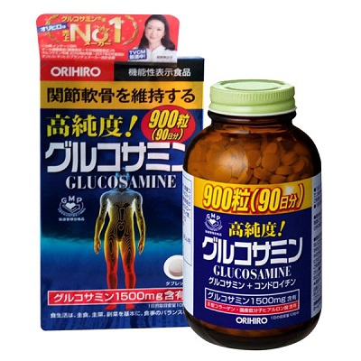 Orihiro Glucosamine 1500mg Nhật Bản, Chai 900 Viên