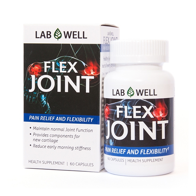 Viên uống bổ khớp Lab Well Flex Joint bổ sung Glucosamine, Hộp 60 viên