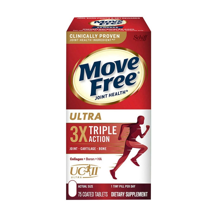 Move Free Ultra Triple Action bổ khớp #1 tại Mỹ, Chai 75 viên