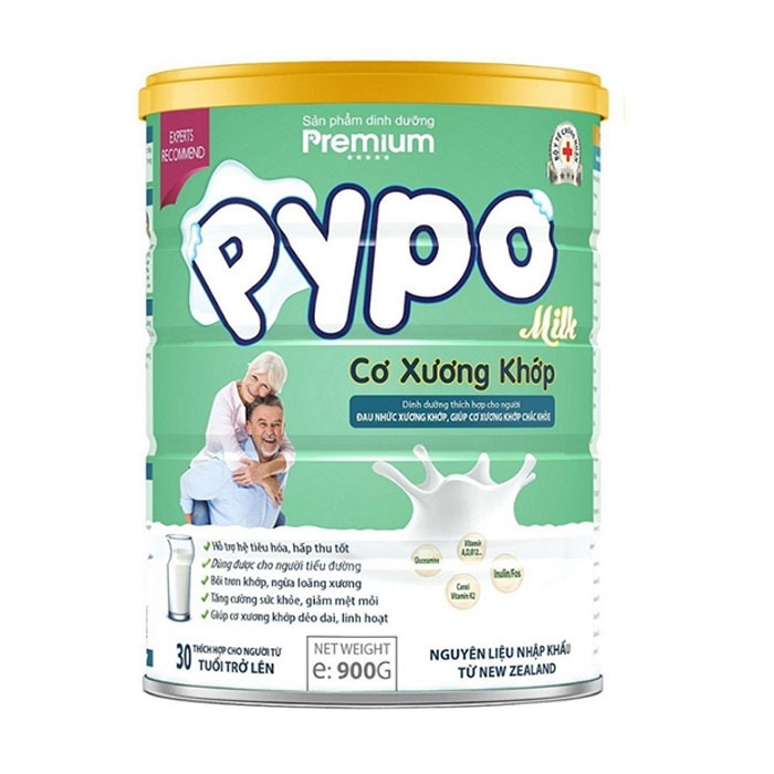 Sữa Cơ Xương Khớp PypoMilk 900g – Giúp cơ xương chắc khoẻ