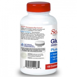 Schiff Glucosamine 2000mg Plus Vitamin D3, Chai 150 viên