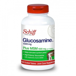 Schiff Glucosamine Plus MSM 1500mg hỗ trợ giảm đau nhức khớp (Hết hàng)