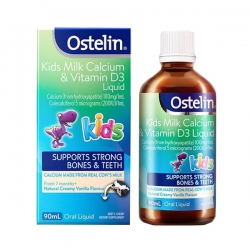 Ostelin Kids Milk Calcium & Vitamin D3 Liquid, Chai 90ml