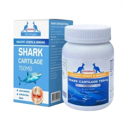 Sụn Cá Mập AuGoldHealth Shark Cartilage 750mg, Chai 100 viên