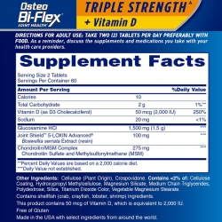 Tpbvsk xương khớp Osteo Bi-Flex Triple Strength + Vitamin D, Chai 120 viên