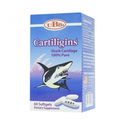 Sụn cá mập Cartiligins UBB, Chai 60 Viên
