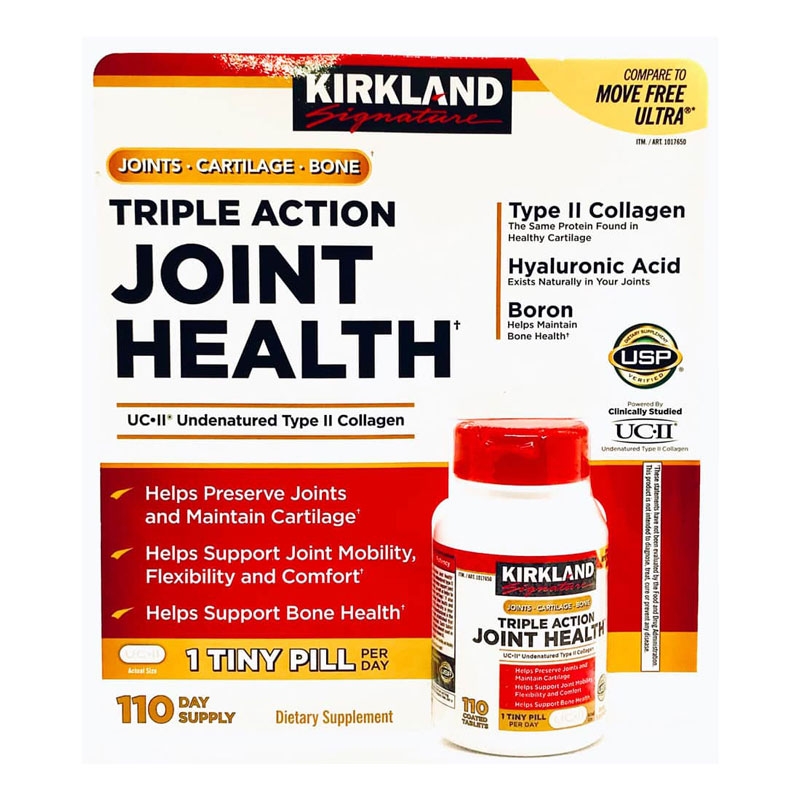 Kirkland Triple Action Joint Health, Chai 110 viên